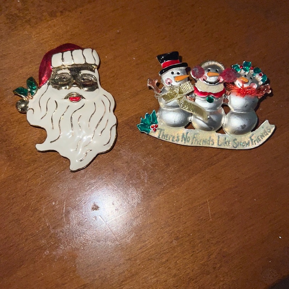 Vintage Christmas Pins